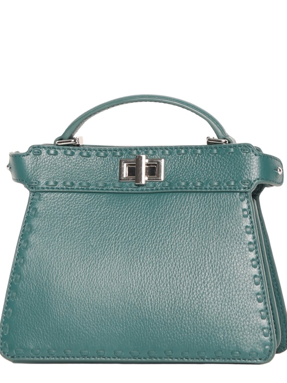 Walter Baker Teal Leather Top-Handle Bag